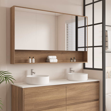 HERA Shaving Cabinet Elegant Oak