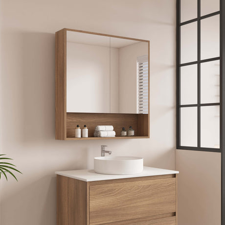 HERA Shaving Cabinet Elegant Oak
