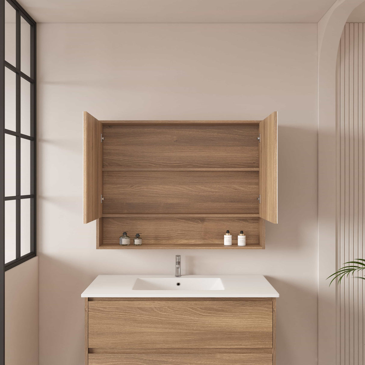 HERA Shaving Cabinet Elegant Oak
