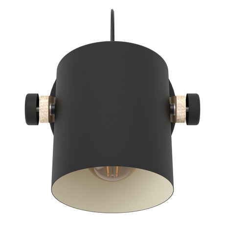 HORNWOOD Wall Light Steel Black