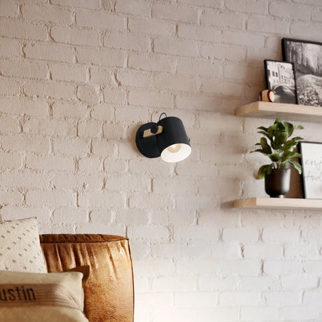 HORNWOOD Wall Light Steel Black