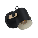 HORNWOOD Wall Light Steel Black