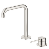 Mica Soft-Square Hob Basin Mixer Set