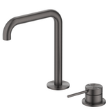 Mica Soft-Square Hob Basin Mixer Set