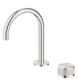 Mica Fluted Gooseneck Hob Basin Mixer Set