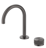 Mica Fluted Gooseneck Hob Basin Mixer Set