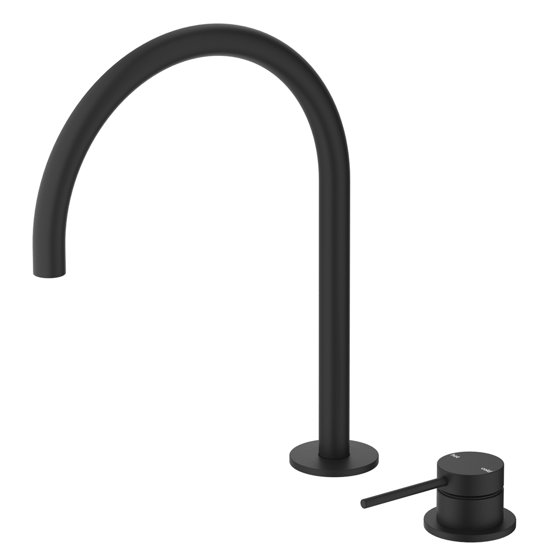 Mica Gooseneck Hob Sink/Basin Mixer Set