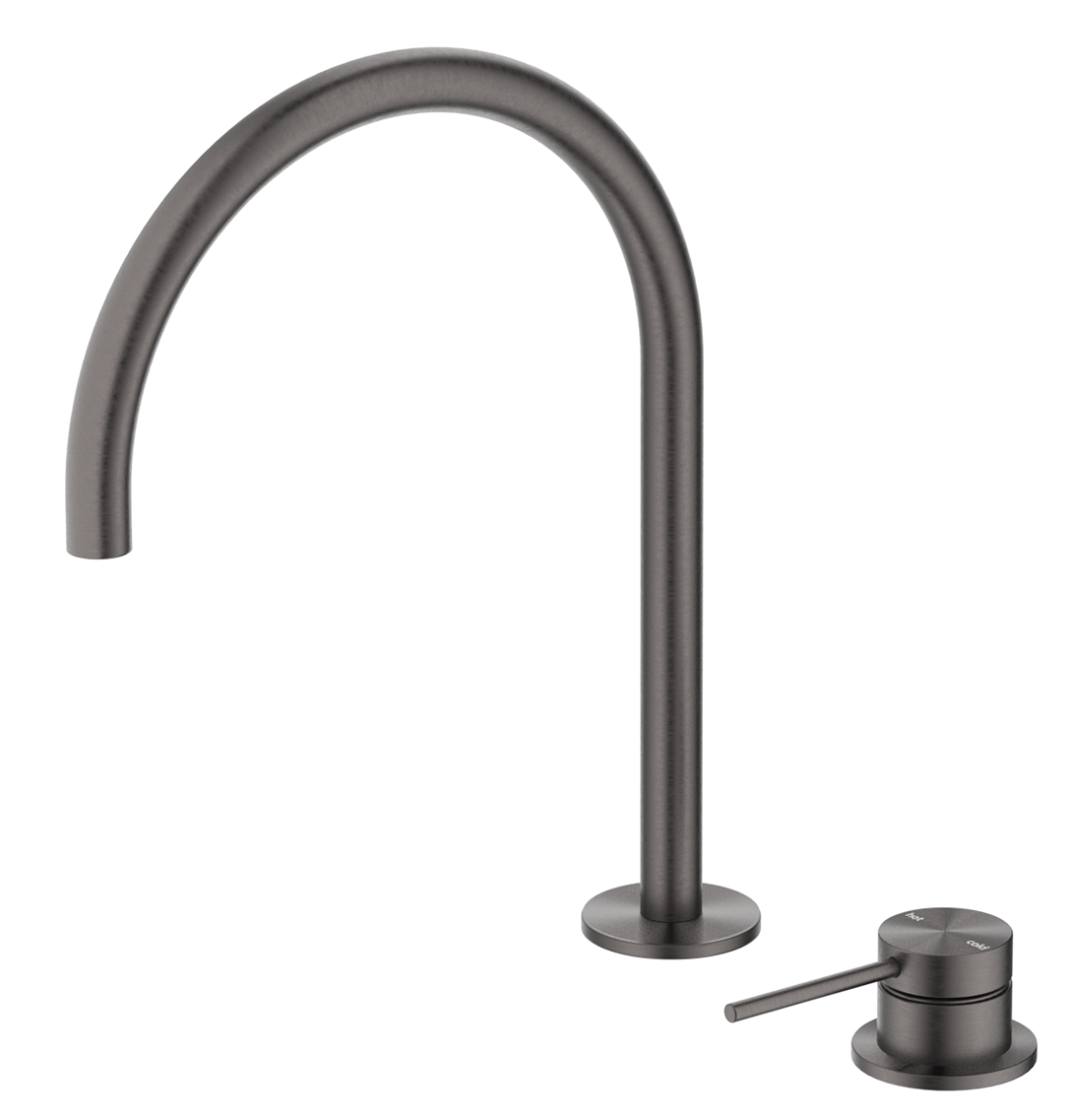 Mica Gooseneck Hob Sink/Basin Mixer Set