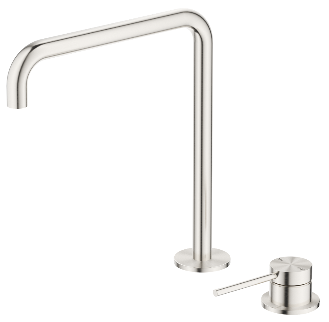 Mica soft-square hob sink/basin mixer set