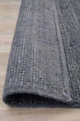 Harvest 801 Charcoal Wool Viscose Rug