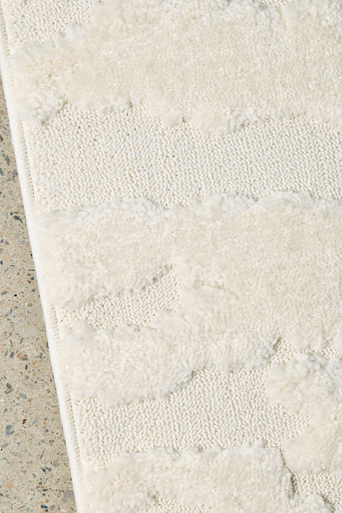 Haven Nyla White Runner Rug
