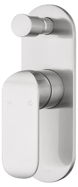 Kara Wall Mixer with Diverter - Brushed Nickel