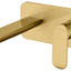 Kara Wall Basin Mixer - Brushed Gold