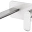 Kara Wall Basin Mixer - Brushed Nickel