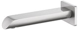 Kara Bath Spout Curved Tip - Brushed Nickel