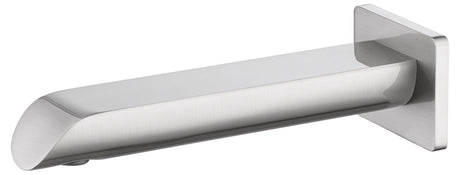 Kara Bath Spout Curved Tip - Brushed Nickel