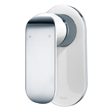 Kara Wall Mixer - Chrome & White