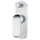 Kara Wall Mixer with Diverter - Chrome & White