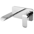 Kara Wall Basin Mixer - Chrome