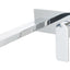 Flores Wall Basin Mixer - Chrome