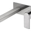 Flores Wall Basin Mixer - Brushed Nickel