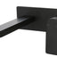 Flores Wall Basin Mixer - Matte Black