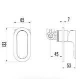 Banda Wall Mixer (Chrome)