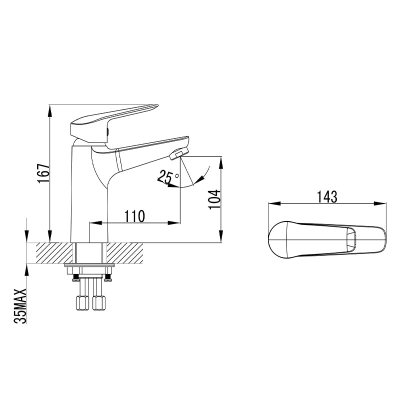 Sulu Basin Mixer (Chrome)