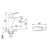 Sulu Basin Mixer (Chrome)