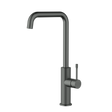 Linie Square neck Sink Mixer - Brushed Gun Metal