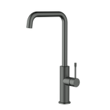 Linie Square neck Sink Mixer - Brushed Gun Metal