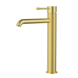 Linie Highrise Basin Mixer - Brushed Gold