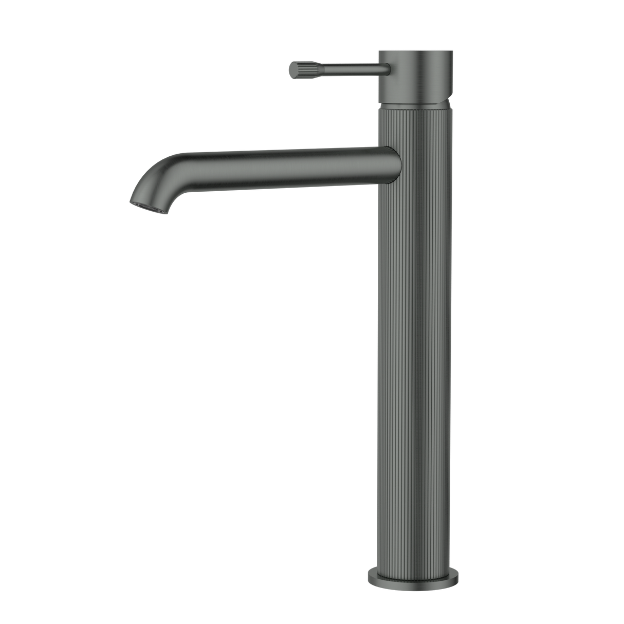Linie Highrise Basin Mixer - Brushed Gun Metal