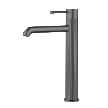 Linie Highrise Basin Mixer - Brushed Gun Metal