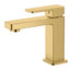Ceram Basin Mixer - Brushed Gold