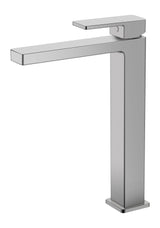 Ceram High Rise Basin Mixer - Brushed Nickel