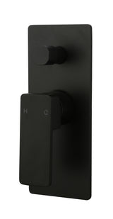 Ceram Wall Mixer with Diverter - Matte Black