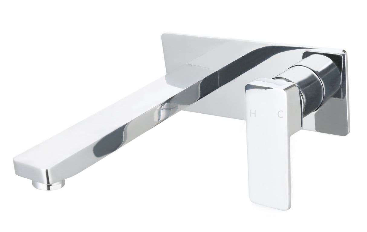 Ceram Wall Basin Mixer - Chrome
