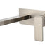 Ceram Wall Basin Mixer - Brushed Nickel