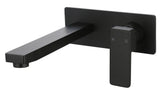 Ceram Wall Basin Mixer - Matte Black