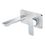Seto Wall Basin Mixer - Chrome & White