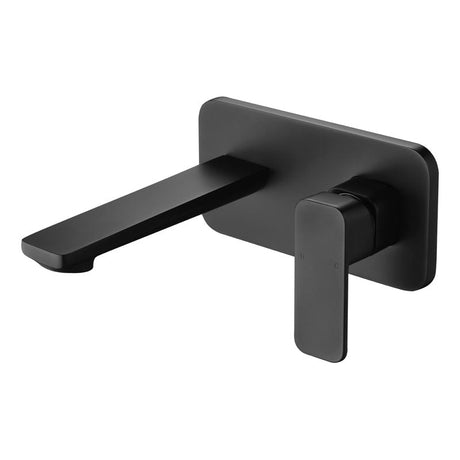 Seto Wall Basin Mixer - Matte Black