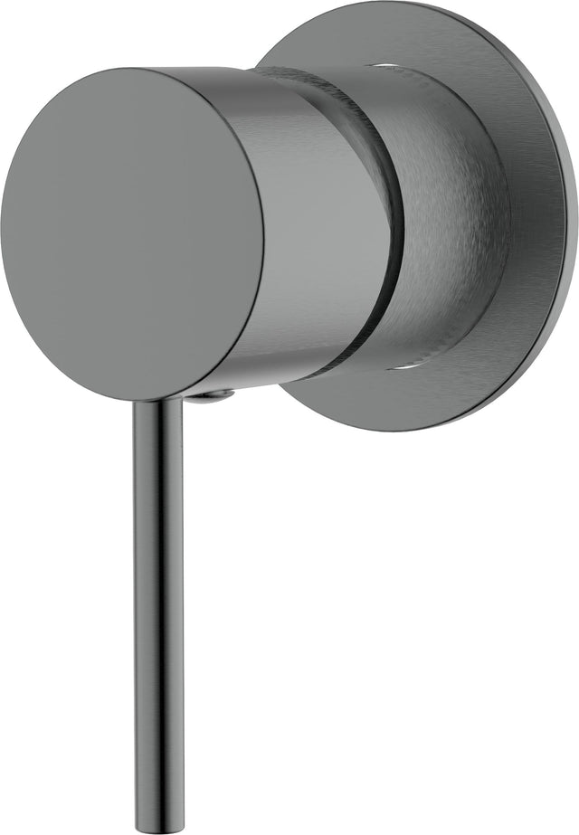 Hali Wall Mixer 60mm Cover Plate - Brushed Gun Metal