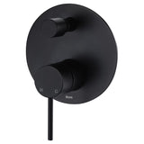 Hali Wall Mixer with Diverter - Matte Black