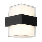 Haast Outdoor 10W LED Wall Light Black IP65