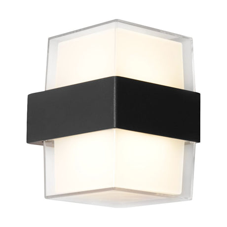 Haast Outdoor 10W LED Wall Light Black IP65