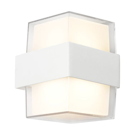 Haast Outdoor 10W LED Wall Light White IP65