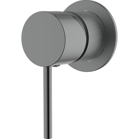 Hali Wall Mixer 60mm Cover Plate Brushed Gun  Metal