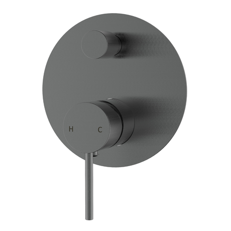 Hali Wall Mixer with Diverter Brushed Gun Metal