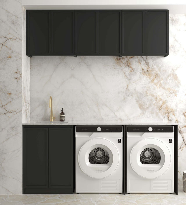 Hampshire Black Laundry 1960x600x2100 (Set A)